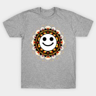 Meditation Smiley Face 04 T-Shirt